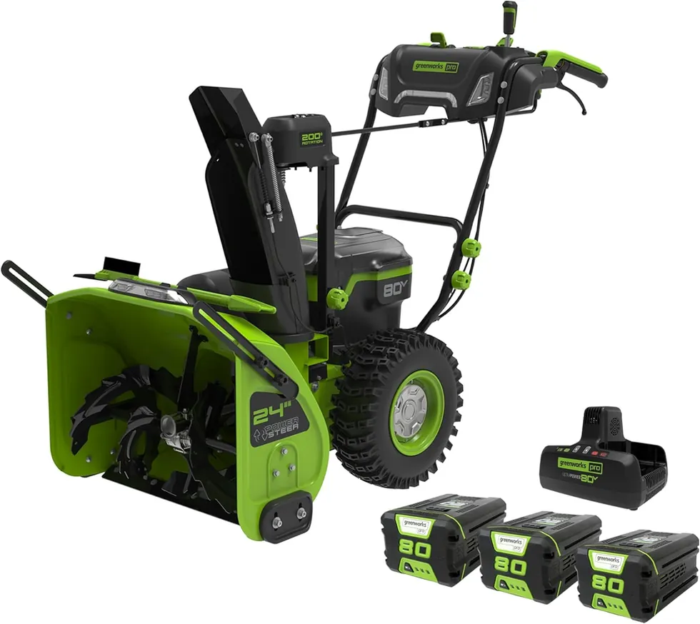 Greenworks 80V 24" Two Stage Snow Blower Review - 2025 Update